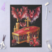 Vampirfledermäuse Seidenpapier (Basteln)