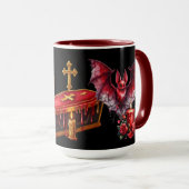 Vampirfledermäuse Tasse (VorderseiteRechts)