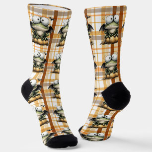 Vampirfrosch Halloween Socken