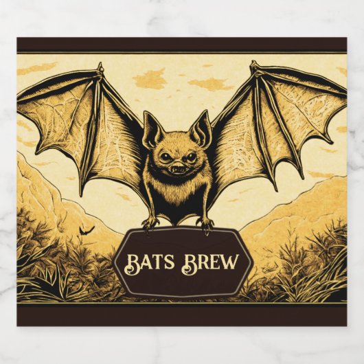 Vampirgold Bierflaschenetikett (Einzelnes Label)