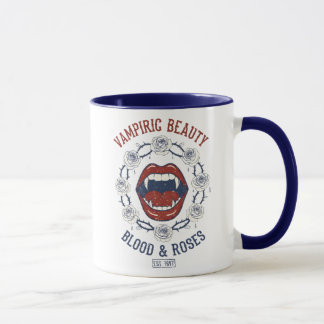 Vampiric Beauty Blood And Roses Tasse