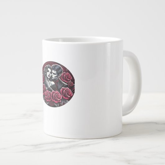 Vampiric Gothic Romance - Bis zum Tod tun wir in d Jumbo-Tasse (Vorderseite Rechts)