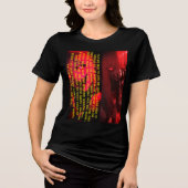 Vampiric Seductress Whisper - Dark Gothic Tri-Blend Shirt (Vorderseite)
