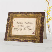 Vampiric Solstice Grußkarte Karte (Gelbe Blume)