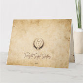 Vampiric Solstice Grußkarte Karte (Rückseite)