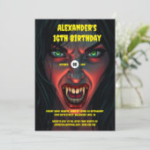 Vampirin Einladung (Stehend Vorderseite)