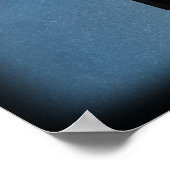 Vampirin in schwarz und rot in blutfarbenem, große poster (Ecke)