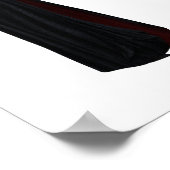 Vampirin in schwarzem und blutrotem Poster (Ecke)