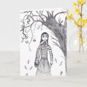 Vampirkarte Karte (Gelbe Blume)