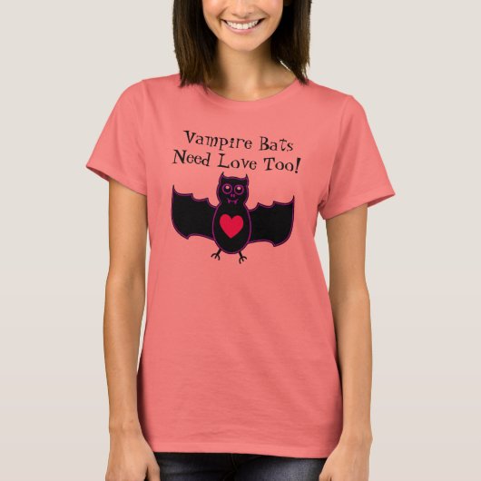 Vampirmäntel brauchen Liebe zu Shirt (Vorderseite)