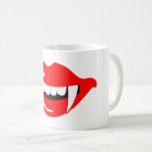 Vampirmmünde Kaffeetasse (VorderseiteRechts)