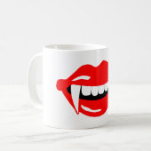 Vampirmmünde Kaffeetasse (Vorderseite Links)