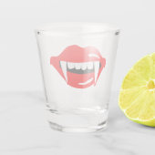 Vampirmmünde Schnapsglas (Rückseite)