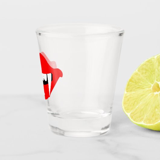 Vampirmmünde Schnapsglas (Rechts)