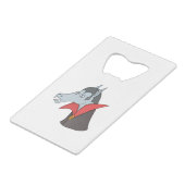 Vampirpferd Geldbeutel Flaschenöffner (Rückseite Schrägansicht)
