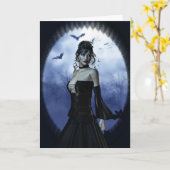 Vampirprinzessin Karte (Gelbe Blume)