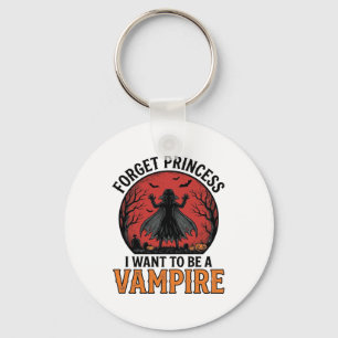 Vampirprinzessin-Shirt Gruselig Retro Halloween-De Schlüsselanhänger