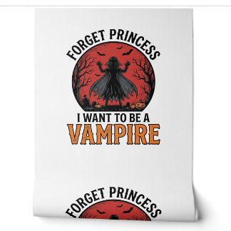 Vampirprinzessin-Shirt Gruselig Retro Halloween De Tapete