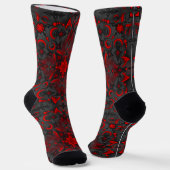 Vampirrose Socken (Gewinkelt)