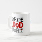Vampirs-Blutspender Kaffeetasse (Vorderseite Links)