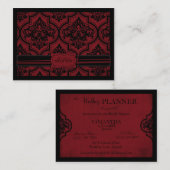 Vampirs-Braut-Visitenkarte Visitenkarte (Vorne/Hinten)