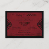 Vampirs-Braut-Visitenkarte Visitenkarte (Rückseite)