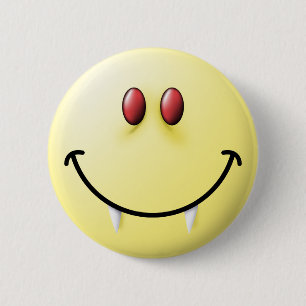 Vampirs-Gesicht Button