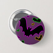 Vampirs-Glühen-Schläger Button (Vorne & Hinten)
