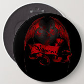 Vampirs-Herz Button (Vorne & Hinten)