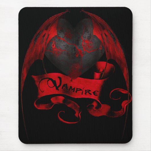 Vampirs-Herz Mousepad (Vorne)