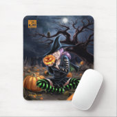 Vampirs-Hexe Mousepad (Mit Mouse)