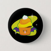 Vampirs-kleiner Kuchen Button (Vorderseite)