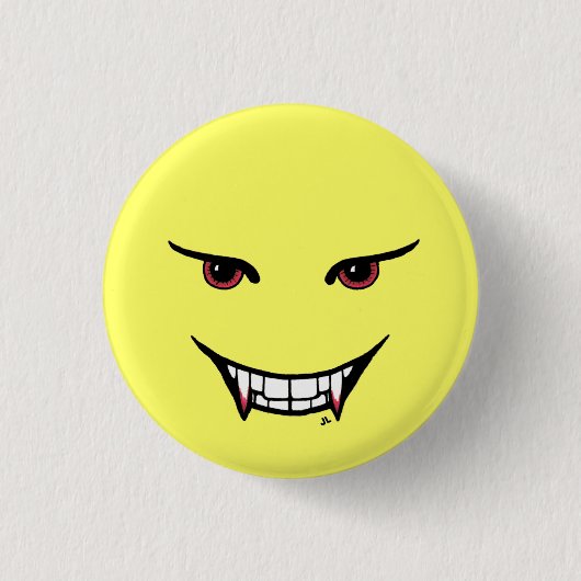 Vampirs-Knopf Button (Vorderseite)