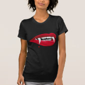 Vampirs-Lippen T-Shirt (Vorderseite)
