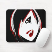 Vampirs-Mädchen Mousepad (Mit Mouse)