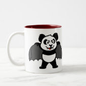 Vampirs-Panda Zweifarbige Tasse (Links)
