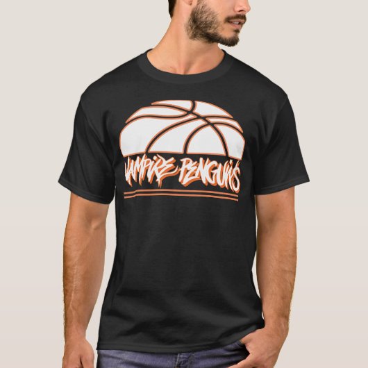 Vampirs-Pinguin T-Shirt (Vorderseite)