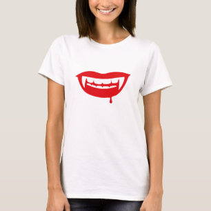 Vampirs-Reißzähne T-Shirt