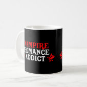 Vampirs-Romance Süchtiger Kaffeetasse (Vorderseite Links)