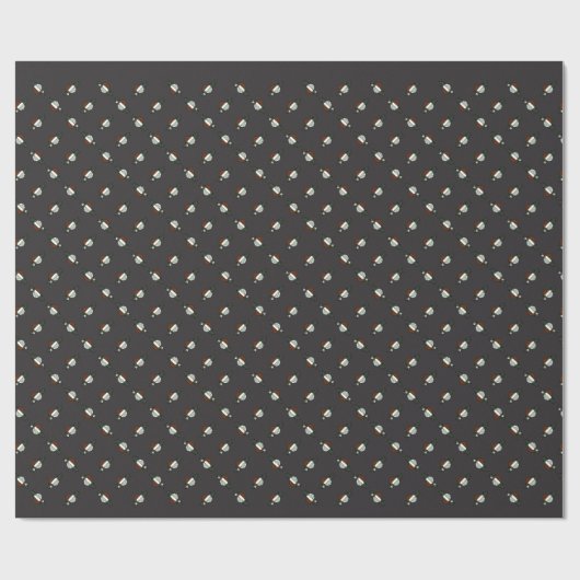 Vampirs-Sankt-Schläger Geschenkpapier (Flach)