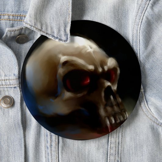 Vampirs-Schädel Button (Beispiel)