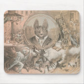 Vampirs-Schläger-Porträt Mousepad (Vorne)