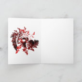 Vampirs-Schläger rot Karte (Innenseite)