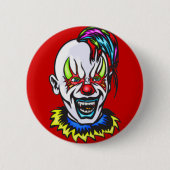Vampirs-Übel-Clown Button (Vorderseite)