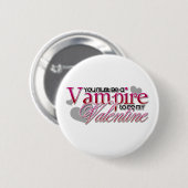 Vampirs-Valentinsgruß Button (Vorne & Hinten)