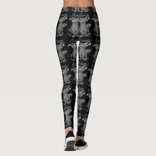Vampirs-Waschbär Leggings (Rückseite)