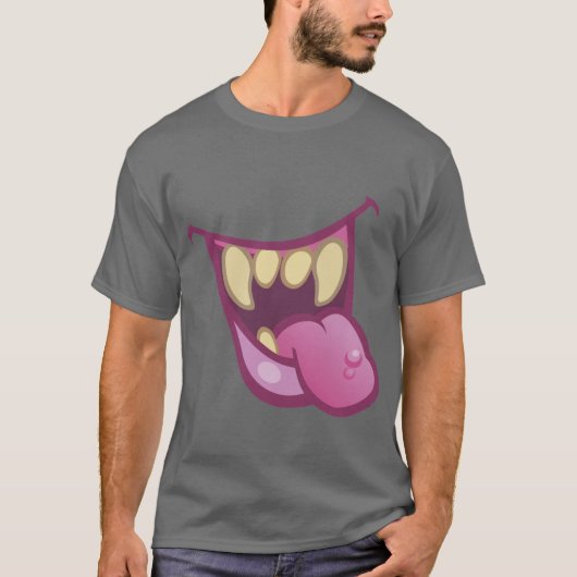 Vampirs-Zähne T-Shirt (Vorderseite)