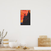 Vampirschloss Poster (Küche)