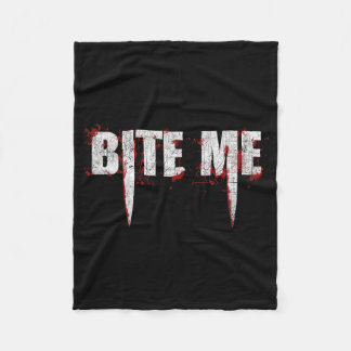 Vampirschwanz Teeth Bloody Halloween Fleecedecke
