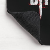 Vampirschwanz Teeth Bloody Halloween Mousepad (Ecke)